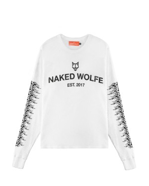 Naked Wolfe Thermal Muške Dukserice Bijele | NXB8262NN