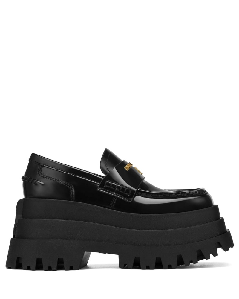 Naked Wolfe Delusion Box Ženske Loafers Crne | YXX4764VT