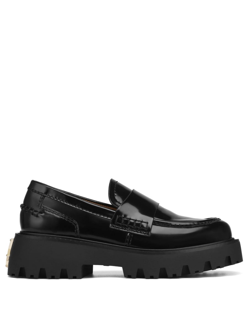 Naked Wolfe Flawless Box Ženske Loafers Crne | VGX7176OG