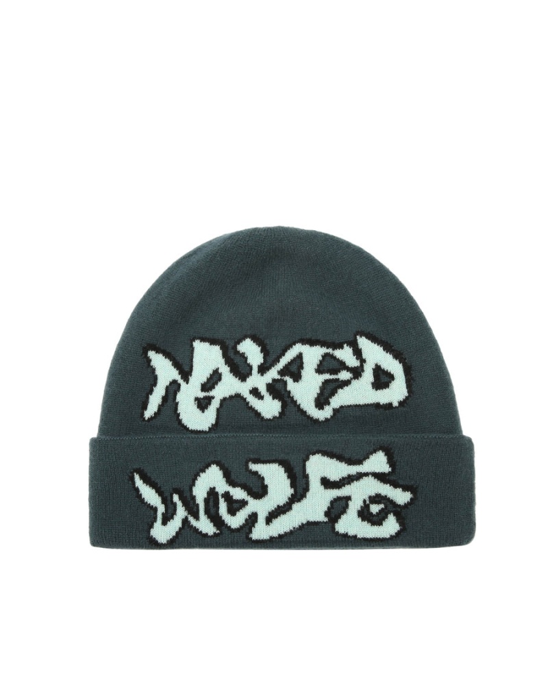 Naked Wolfe Ice Muške Beanie Plave | YNW839WK