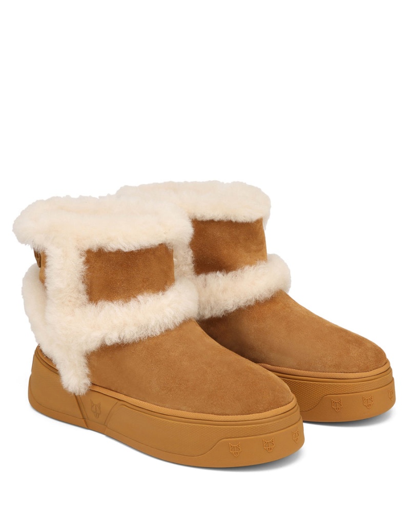 Naked Wolfe K-01 Shearling Muške Cizme Smeđe | QHL3591UT