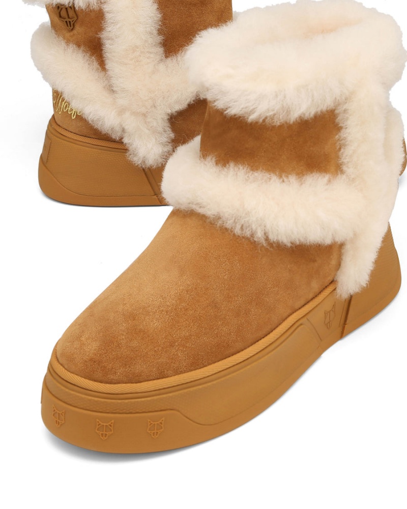 Naked Wolfe K-01 Shearling Muške Cizme Smeđe | QHL3591UT