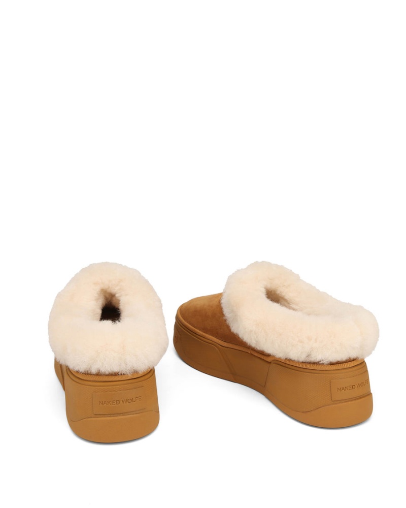 Naked Wolfe K-02 Shearling Muške Cizme Smeđe | IAS7334QW