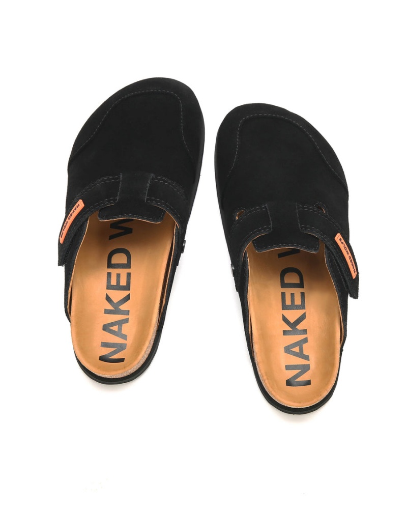 Naked Wolfe Melt Suede Muške Papuce Crne | HIG7042SG