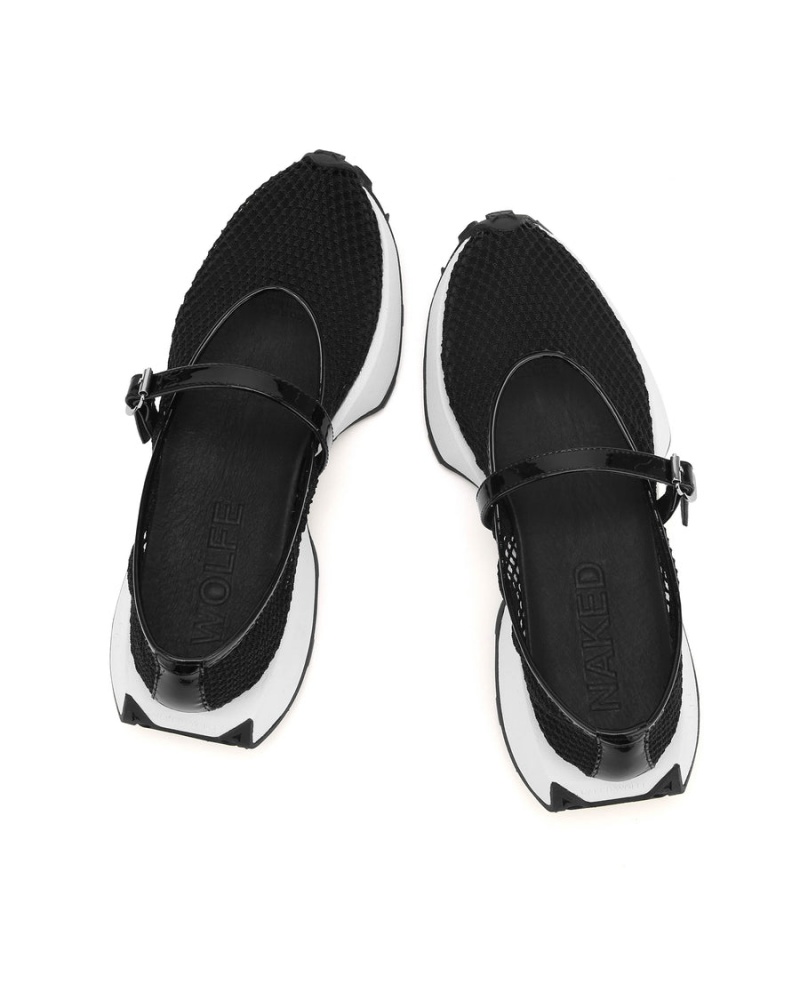 Naked Wolfe Protected Mesh Ženske Loafers Crne | LAR1167BF