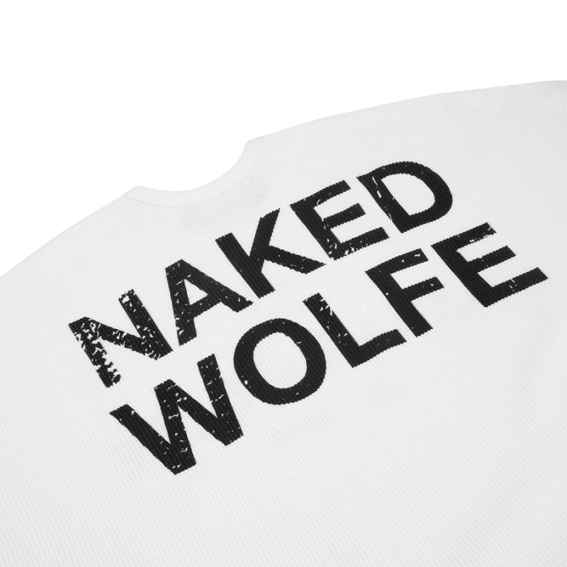 Naked Wolfe Thermal Muške Dukserice Bijele | NXB8262NN